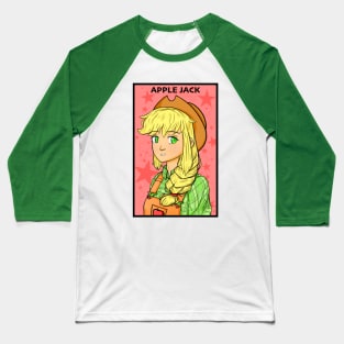 Apple Jack - My Little Pony Equestria Girls Baseball T-Shirt